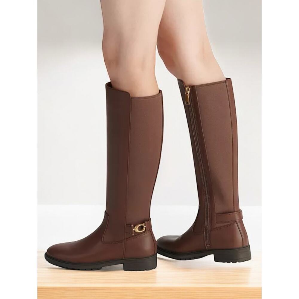 NWT Coach CO490 Faith Leather Boot Size 9B - Picture 10 of 10